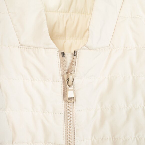 Brunello Cucinelli SS/15 Ecru Taffeta Quilted Down Vest - Picture 8 of 13
